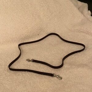 Elegant Brown Leather handbag Strap